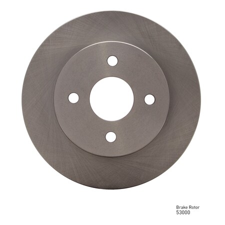 Dynamic Friction Co Brake Rotor, Rear 600-53000